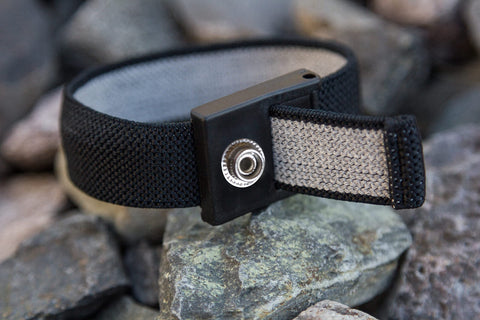 Assurance Designed Black Grounding Wrist Strap 2 Pack. Use for Earth Connection & EMF Radiation Protection - Use for Desk, Floor