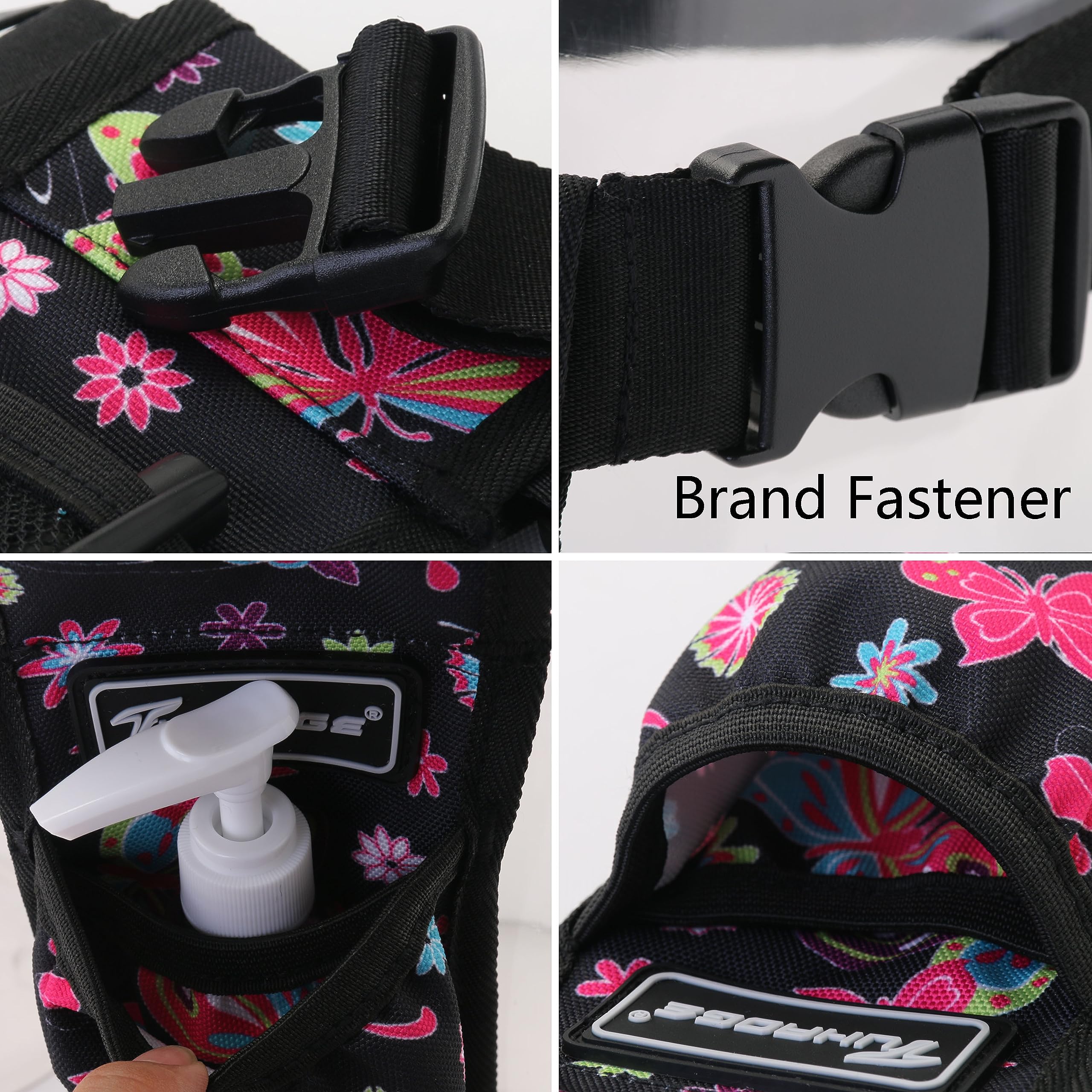 Massage Bottle Bag Massage Oil Holster Lotion Holster Massage Therapist Massage Oil Holster Massage Lotion (TH1kd-BHuDieHua)