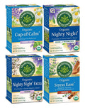 Traditional Medicinals Organic Nighty Night Extra with Valerian Herbal Tea, Promotes a Good Nights Sleep, (Pack of 4) - 64 Tea B