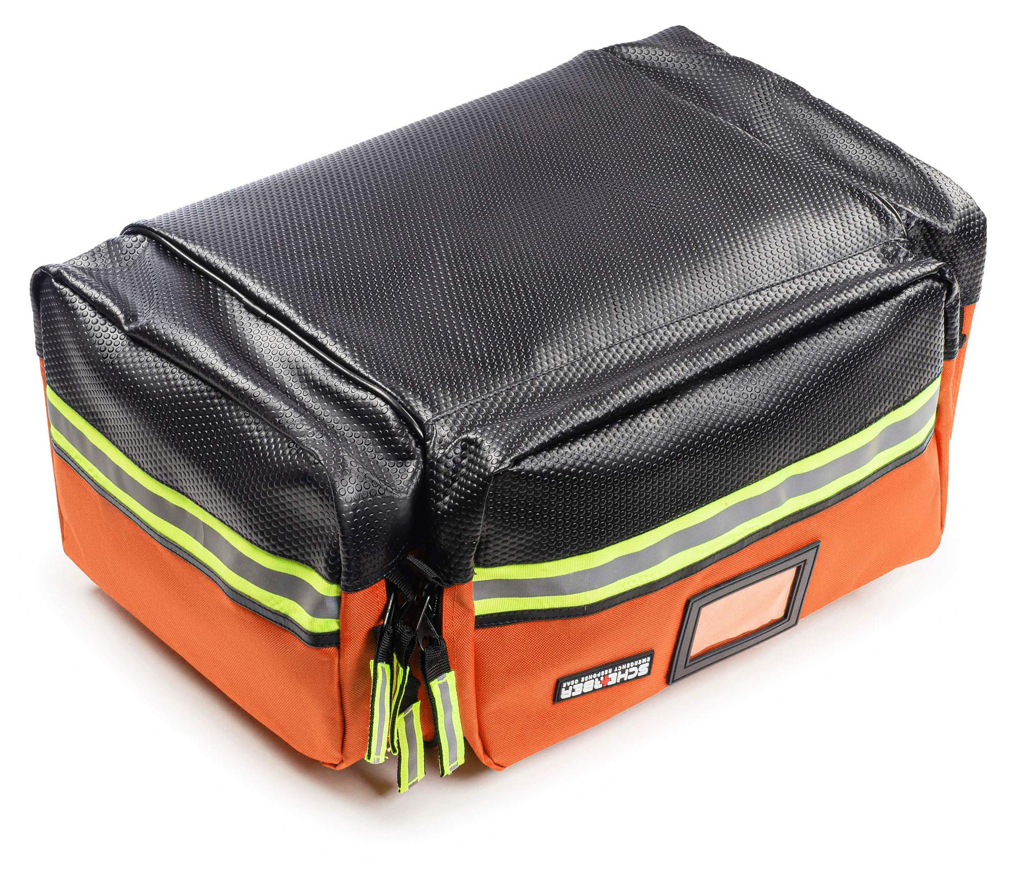 Scherber Fully-Stocked First Responder Professional Advanced EMT/EMS Trauma Kit | HSA/FSA Approved | Reflective Bag w/10+ Compar