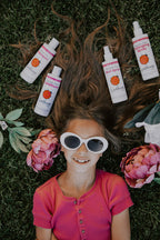 Ladibugs Detangler Spray 8oz | Best Kids Hair Detangling | Leave-in Conditioner & Head Lice Deterrent | Natural, Sulfate-Free, M