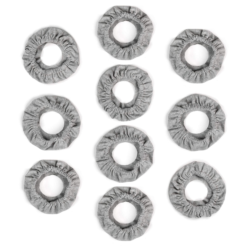 10 Pack Cpap Mask Liners to Reduce air leaks Ultra Soft Cotton Covers are Washable and Easy to Clean with Laundry Bag (10 Count 