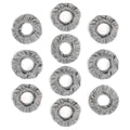 10 Pack Cpap Mask Liners to Reduce air leaks Ultra Soft Cotton Covers are Washable and Easy to Clean with Laundry Bag (10 Count 