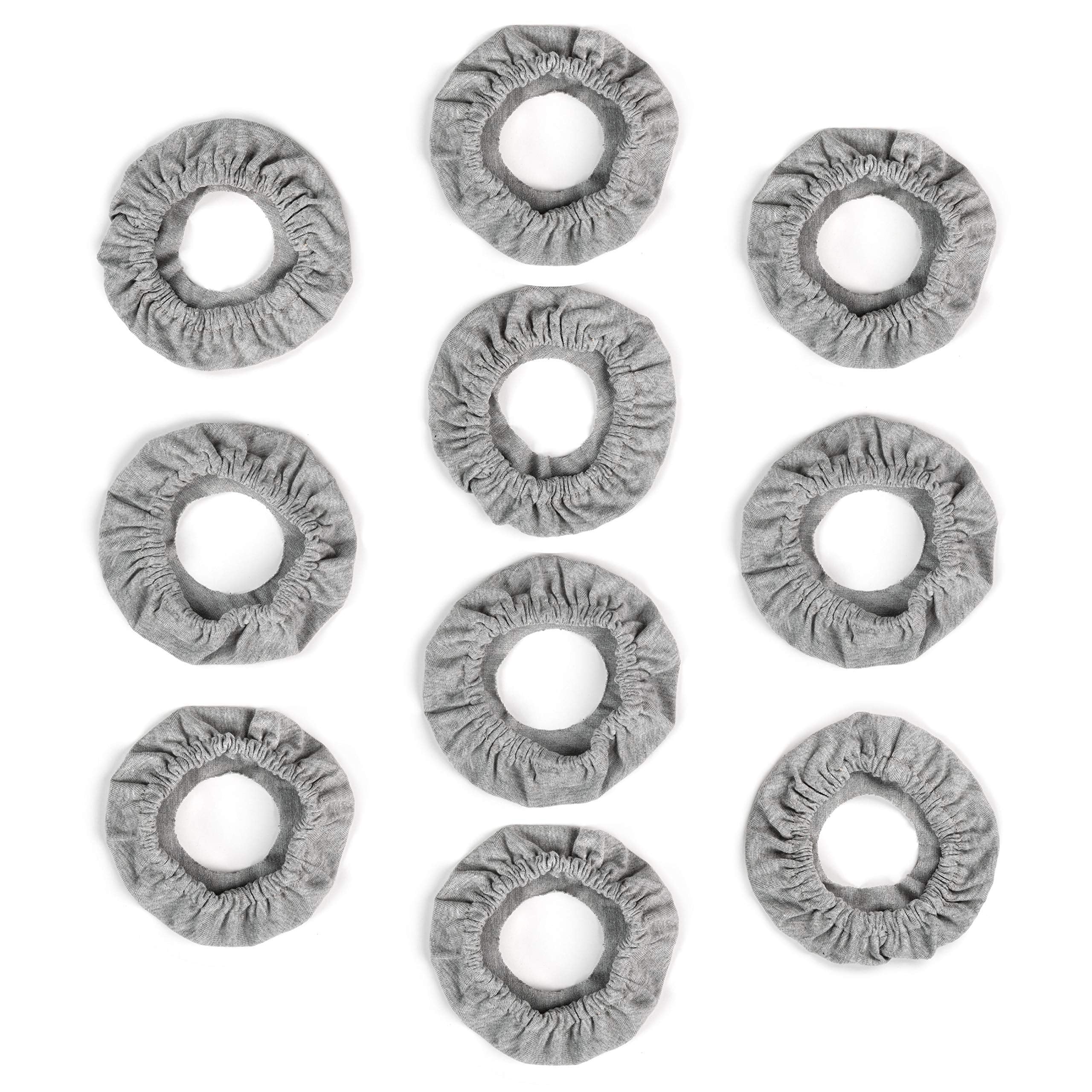 10 Pack Cpap Mask Liners to Reduce air leaks Ultra Soft Cotton Covers are Washable and Easy to Clean with Laundry Bag (10 Count 