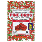 Pine Bros. Bundle-Two Flavors Softish Throat Drops, Natural Honey 30 Ct / Wild Cherry 30 Ct