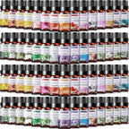 Nuanchu 26 Pcs Essential Oils Set 10ml Fragrance Oil Aromatherapy Kit for Diffuser Humidifier Aromatherapy-Oils for Candle Bath 