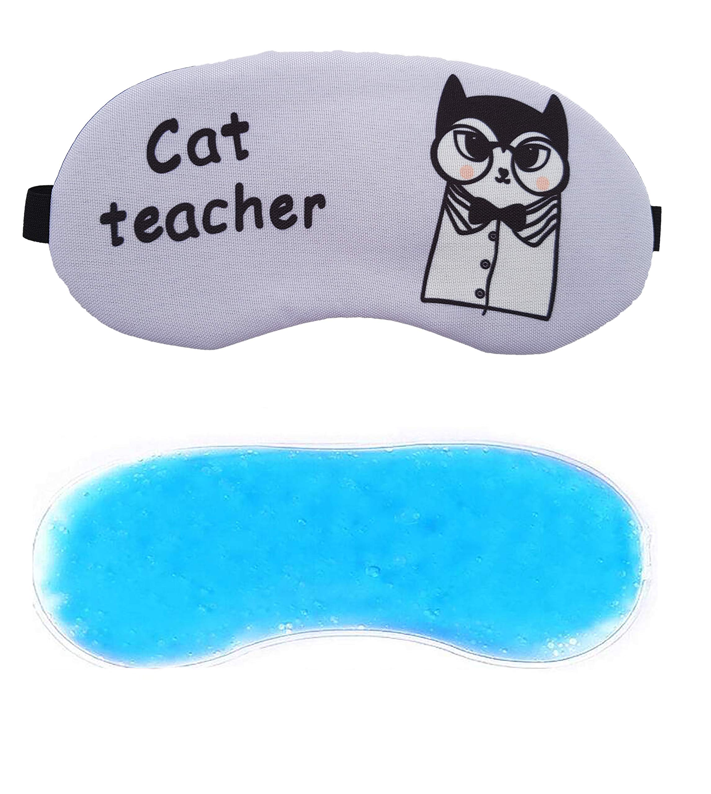 Jenna Cat Ice Gel Sleepingeye Mask For Insomnia, Meditation, Puffy Eyes And Dark Circles,Assorted