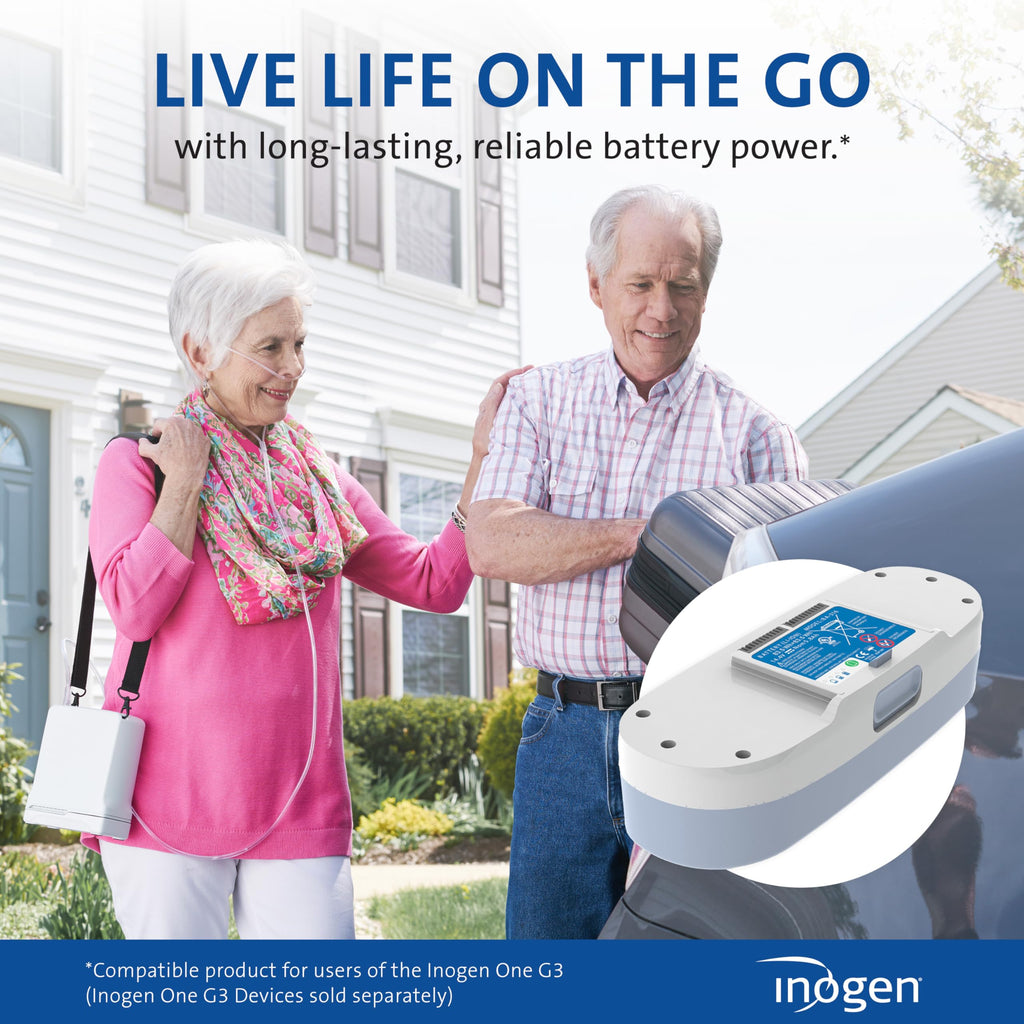Inogen One G3 Extended (16-cell) Battery - Portable Replacement Battery - for the Inogen One G3-2.3 lb. and 8.75 x 3.0 x 1.98 in