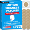 VIORY Motion Sickness Patches for Car and Boat Rides, Ships, Cruise and Airplane & Other Forms of Transport - Travel Essentials,