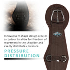Professionals Choice 2XCOOL Cinch | Cooling Minerals Infused in Liner | V-Shaped Design for Pressure Distribution | Extra Paddi