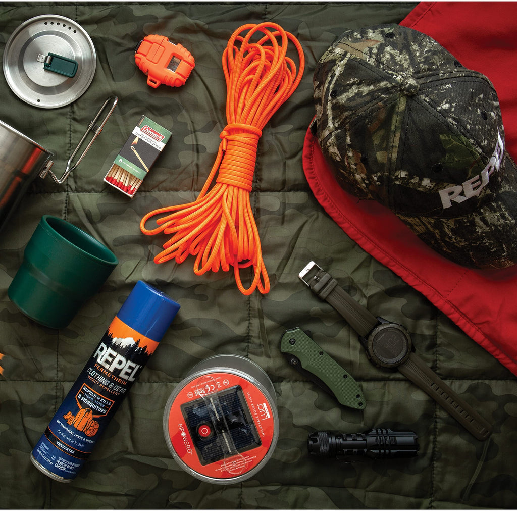 Repel Permethrin Clothing & Gear Insect Repellent, Use on Outdoor Gear, Tents and Sleeping Bags, Repels Mosquitoes, Ticks, Mites