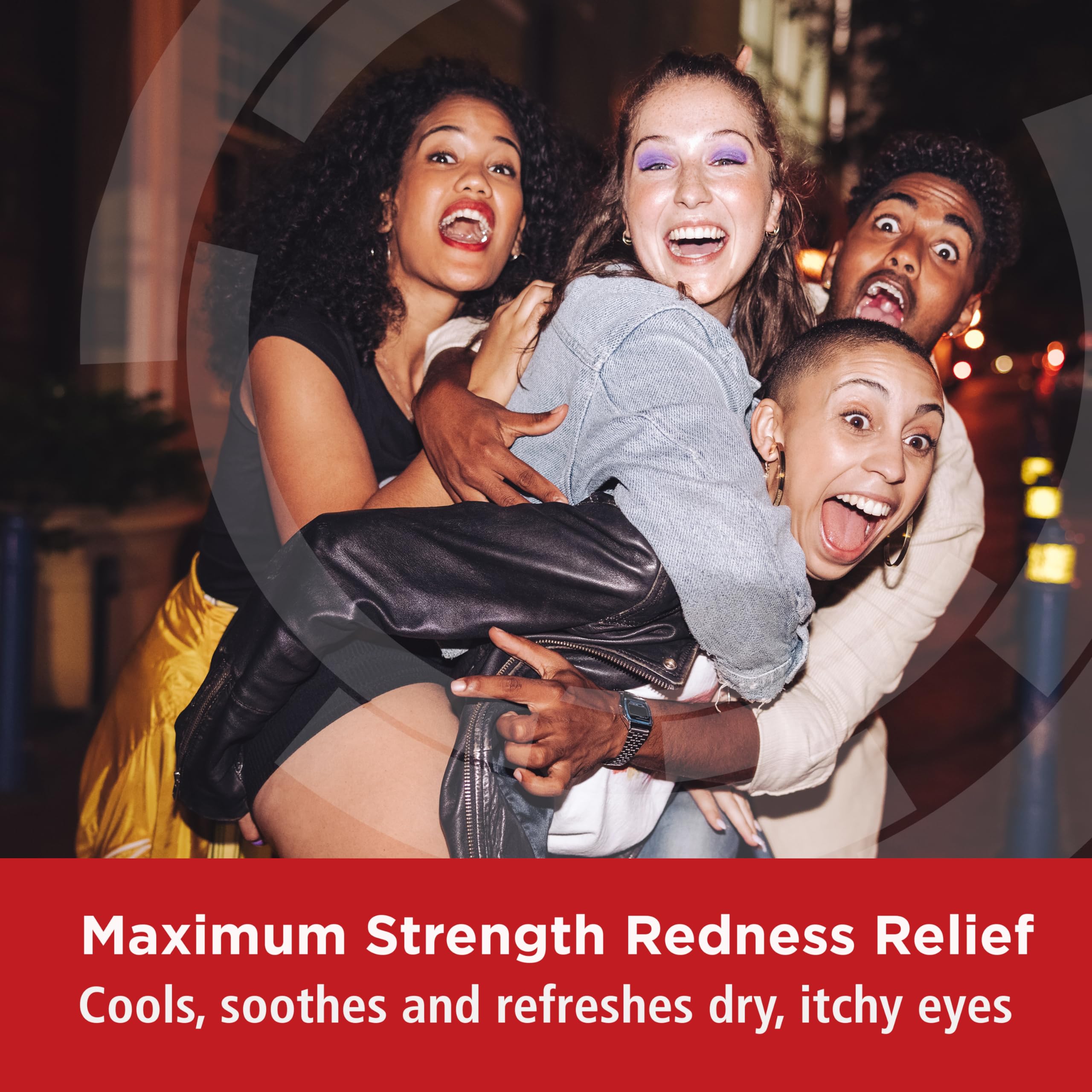 Rohto Max Strength Eye Drops - Lubricating and Cooling Relief for Redness and Dry Eyes