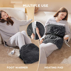 Bedsure Full Body Heating Pad, Versatile Extra Large Bed Foot Warmer, Electric Heating Pad for Feet and Back, Gifts for Women, M