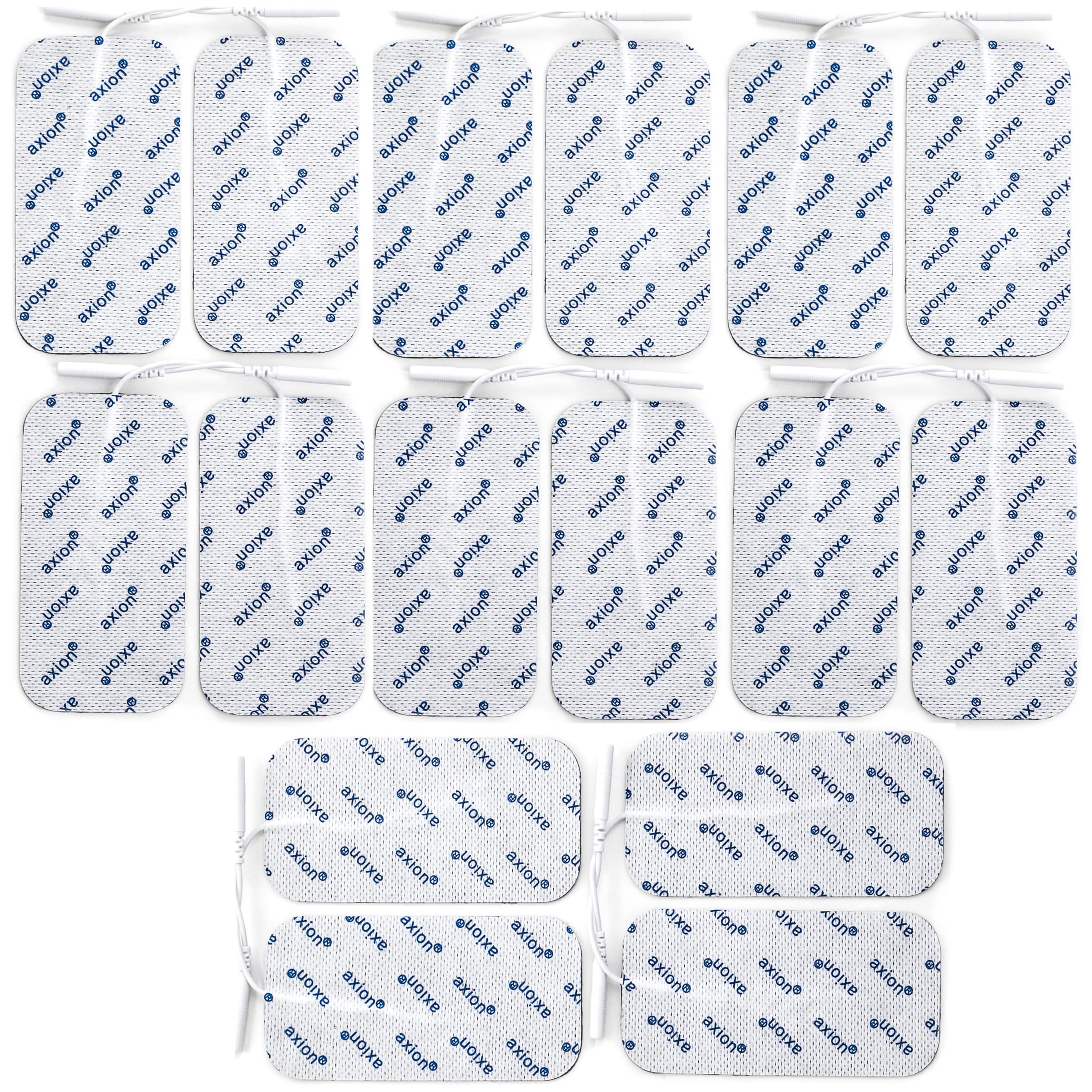 16 Large Electrode Pads 4x2 in  Universal Self-Adhesive Pads for TENS Devices & EMS Trainers  Excellent Adhesion and conductivit