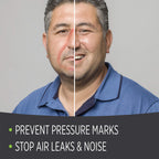10 Pack Cpap Mask Liners to Reduce air leaks Ultra Soft Cotton Covers are Washable and Easy to Clean with Laundry Bag (10 Count