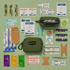 KeepGoing Small Travel First Aid Kit Kids - 60 Pc. Mini First Aid Kit for Purse, Diaper Bag, & Backpack with Latex-Free Bandages