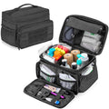 Damero Small Medicine Storage Bag Empty, Emergency Trauma Kit Organizer Bag Family First Aid Box for Hiking, Camping and Home - 