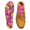 FLAT SOCKS No Show Socks, Sockless Shoe Liner, No Slipping, No Stinking, Washable Barefoot Shoe Insert for Men and Women, Taco '