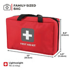 First Aid Kit - 291 Pieces of First Aid Supplies | Hospital Grade Medical Supplies for Emergency and Survival Situations | Ideal