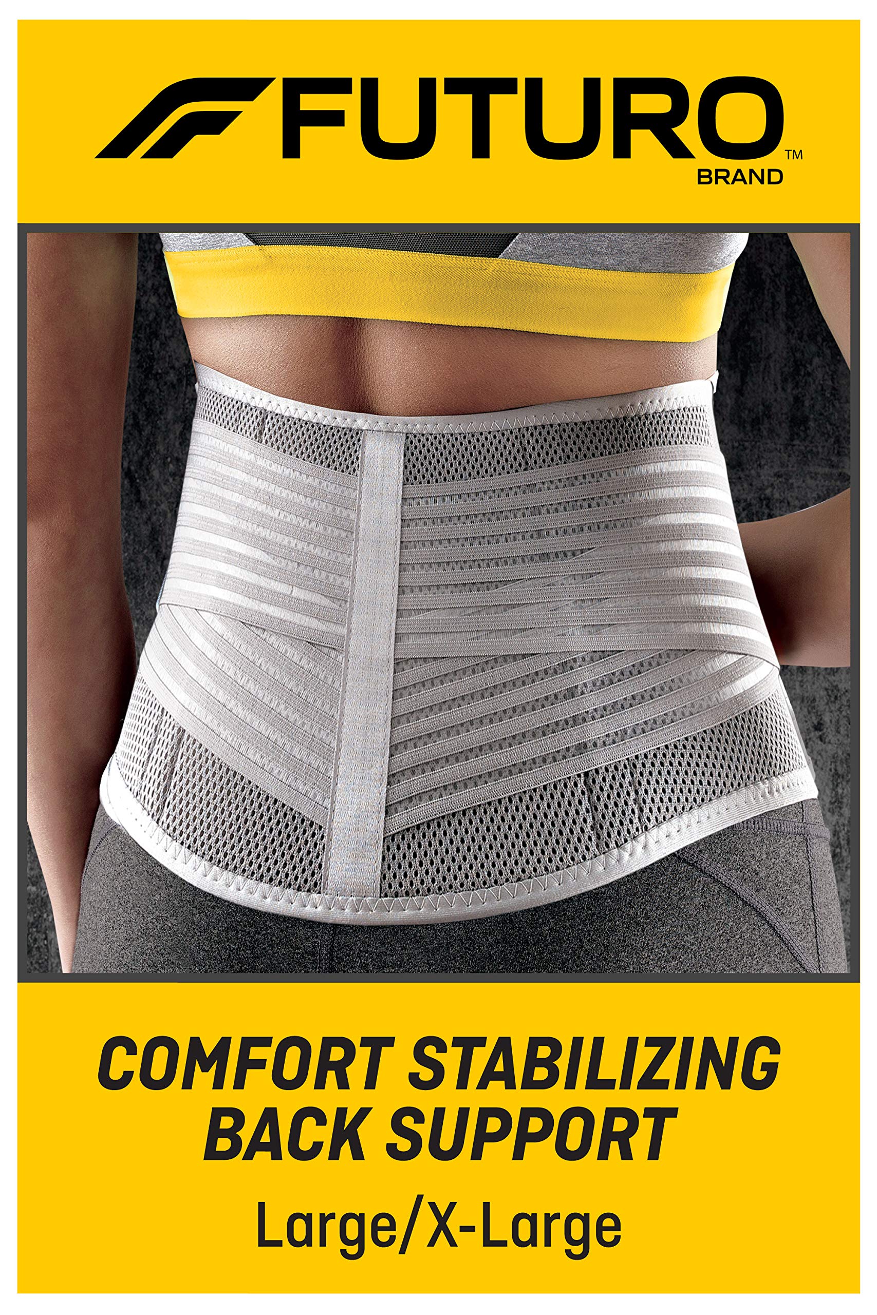 FUTURO Comfort Stabilizing Back Support, Ideal for Everyday Activities, Large/X-Large