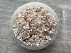 GAF TREASURES 2 oz Lot Natural Cherry Blossom Semi Tumbled Gemstone Chips, Crushed Mini Crystals, Undrilled Crystal Chips (Cherr