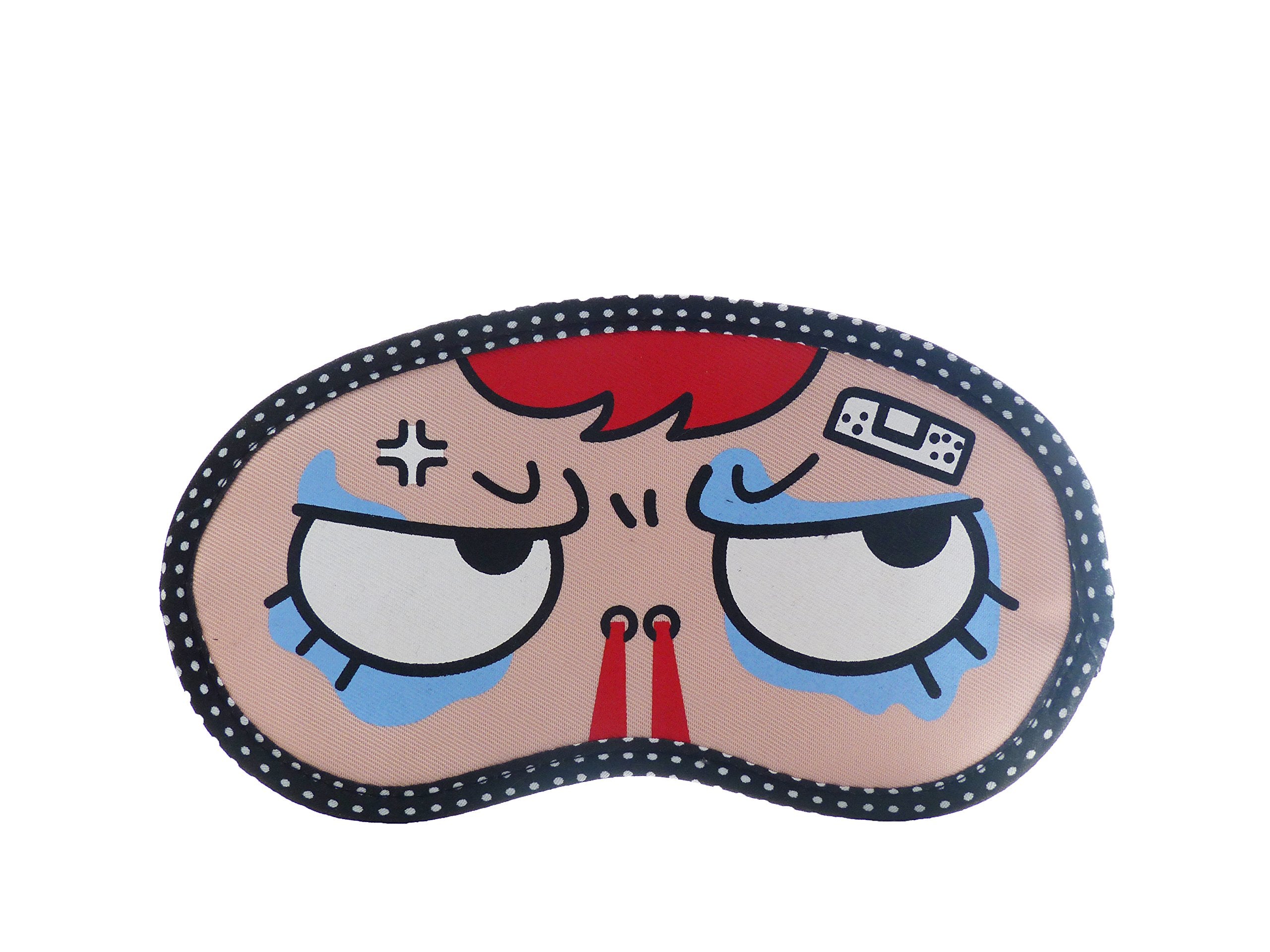Jenna Cartoon Face Sleeping Eye Mask (Super_Angry)