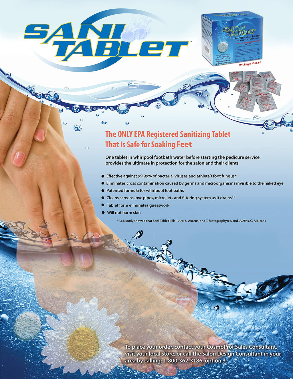 SANI CARE Sani-Tablet 100 Tablets (Model: SAN0100) by Sanicare