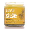 Touchy Skin Salve, Eczema Cream for Kids and Adults, Natural Sensitive Skin Treatment, Itch Cream, Calendula Ointment, 4 oz
