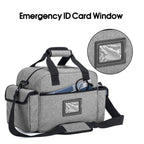 Trunab Home Health Nurse Bag Empty, Portable Medical Supplies Shoulder Bag for Hospice, Home Visit, Hospital Interns, Grey, Bag