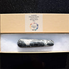 Charged 4 Orbicular Granite (Volcanic) Crystal Massage Wand + Selenite Charging Heart Included (Healing Energy/Increase Protecti