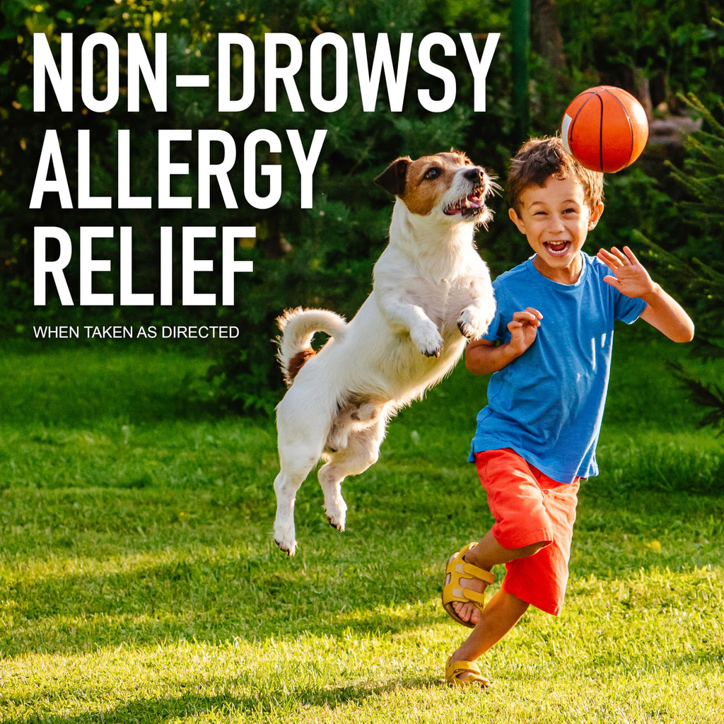 Berkley Jensen Allergy Relief Childrens Chewables Loratadine, Non Drowsy 24 Hour Kids Allergy Medicine, 80 Grape Antihistamine