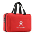 Heltrek First Aid Kits for Home with Labeled Pockets, 450 Piece Well-organized Large Trauma Medical Kit, Travel, Sports, Busines