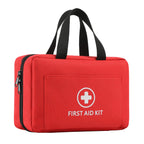 Heltrek First Aid Kits for Home with Labeled Pockets, 450 Piece Well-organized Large Trauma Medical Kit, Travel, Sports, Busines