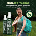 Deet-Free Insect & Mosquito Repellent Pack of 2 (8 oz) - Nice Smelling Insect Repellent with Lemongrass Oil Safe for Pets and Ki