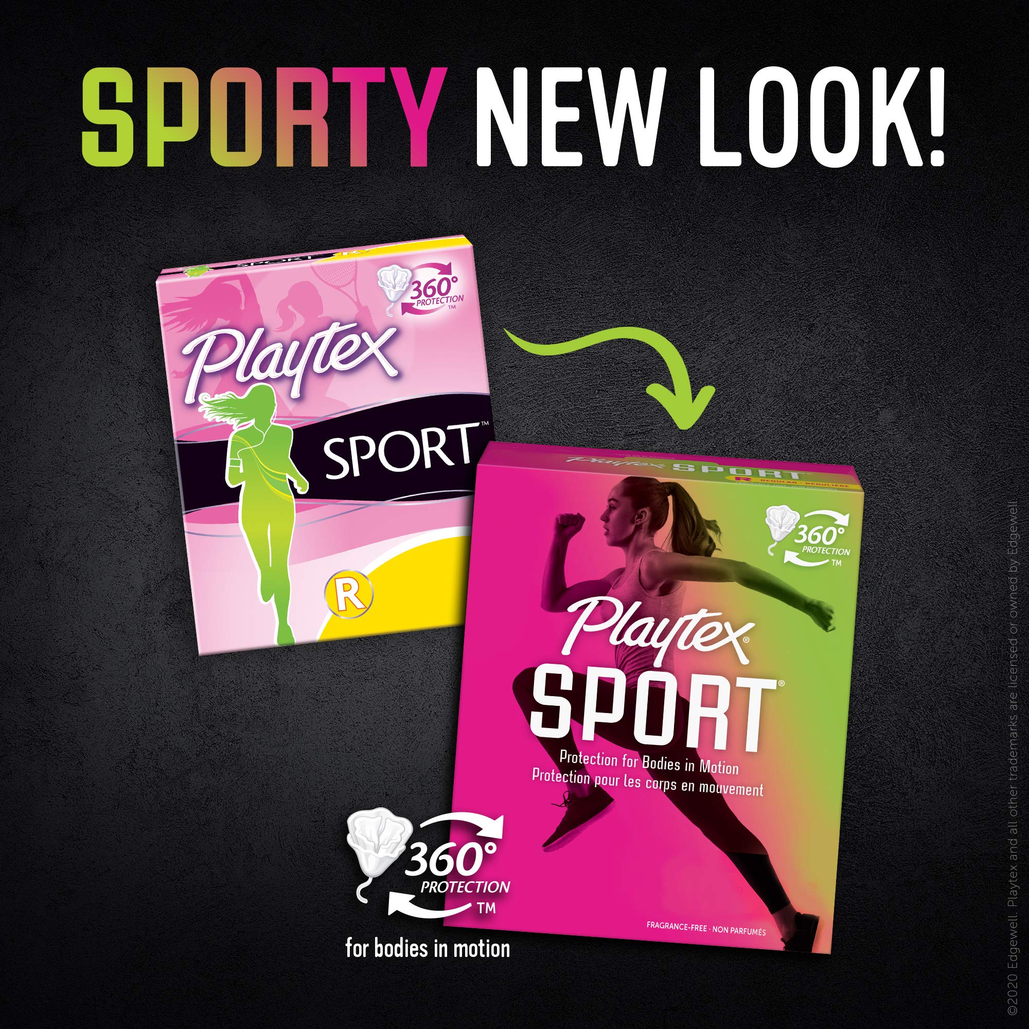 Playtex Sport Tampons, Super Plus Absorbency, Fragrance-Free - 108ct (3 Packs of 36ct)