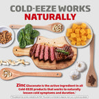 Cold-EEZE Natural Cherry Zinc Lozenges, Homeopathic Cold Remedy, Reduces Duration of the Common Cold, Sore Throat, Cough, Conges
