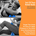 Acumobility Massage Ball Roller 2 Pack - Trigger Point - Massage Balls Massage Roller Ball - Foot Massage Ball - Physical Therap