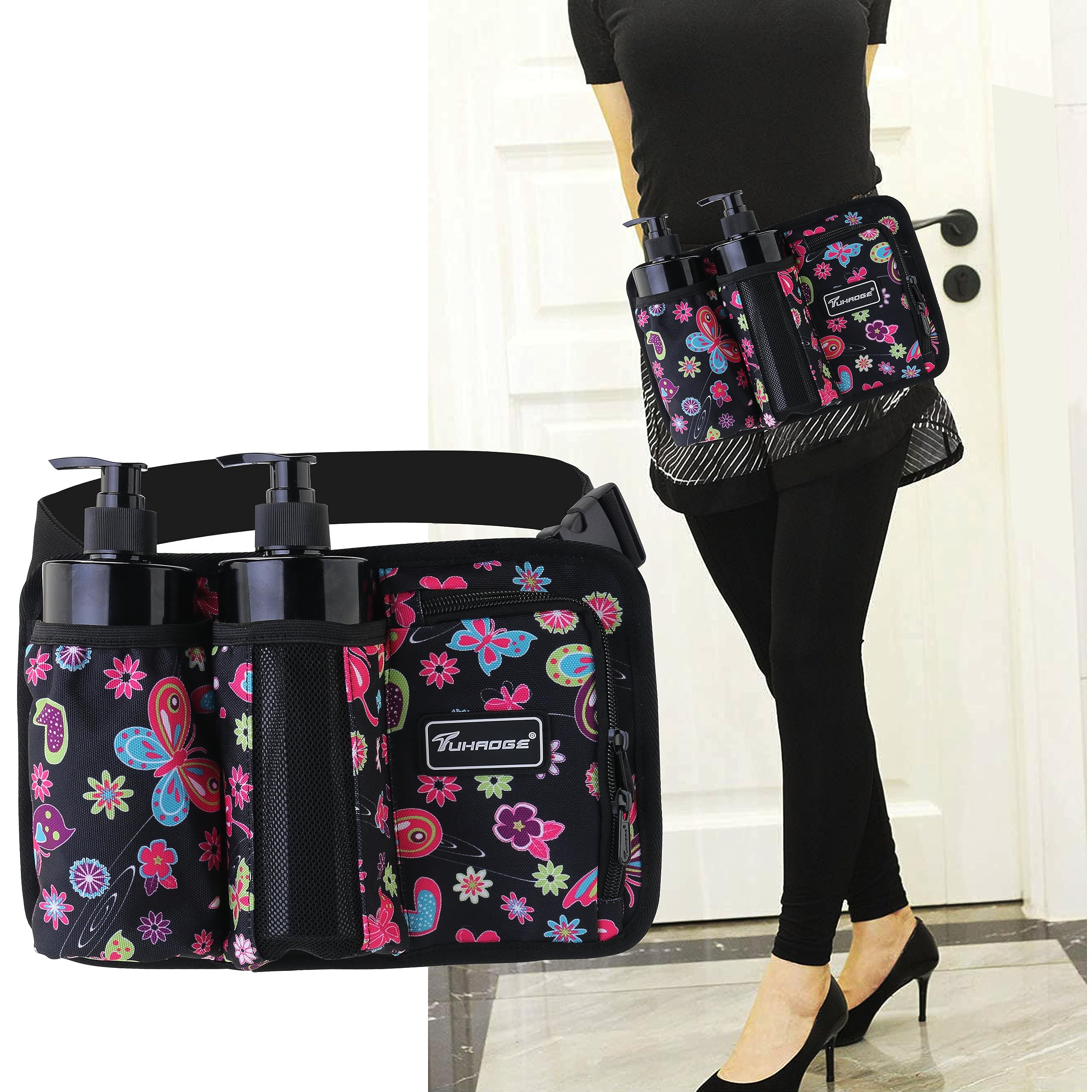 Massage Bottle Bag Massage Oil Holster Lotion Holster Massage Therapist Massage Oil Holster Massage Lotion (3kd- BHuDieHua)