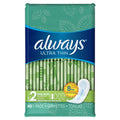 Always Ultra Thin Size Feminine Pads with Wings, Size 2