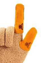 G & F Products G & F 8128L Cowhide Leather Finger Guard, Finger Protection, Size Large 10 pieces