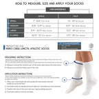 Truform 15-20 Mens Athletic Crew Sock, XL, White (Pack of 2)