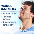 Clear Passage Extra Strength Nasal Strips 50 Ct, Nasal Dilators for Men & Women, Anti Snoring, Instant Congestion Relief for Col