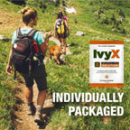 CoreTex Ivy X Pre-Contact Poison Ivy Wipes - Bulk Pack of 100 Single-Use Barrier Wipes to Help Prevent Itchy Rashes - Also Works