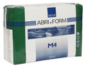 Abena Abri-Form Comfort Plastic-Backed Briefs, Level 4, (Medium To Large Sizes) Medium, 168 Count