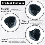 Crocon 1LB Black Obsidian Rough Bulk Natural Stone Raw Stone Tumbling Cabbing Polishing Mining Chakra Balancing Reiki Healing Go