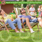 Mosquito Repellent Incense Sticks 50 Pieces per Box, Repellent for Patio /Natural Ingredients Citronella Oil/Lemongrass Oil/Made