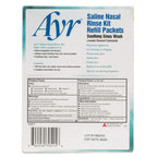 Ayr Saline Nasal Rinse Kit Refill Packets, 100-Count Packets (Pack of 2)