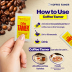 Coffee Tamer Coffee Acid Reducing Granules 50 Pack Box - Reduces Coffee Acids by up to 90% - All-Natural Minerals - Keto Friendy