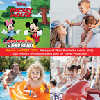 Superband Classic Disney (Pack of 25) - for Kids & Adults - All Insect & Mosquito Repelling Wristband with Mickey and Minnie Mou