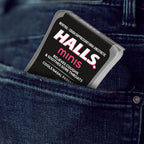 HALLS Minis Watermelon Flavor Sugar Free Cough Drops, 8 Packs of 24 Drops (192 Drops Total)